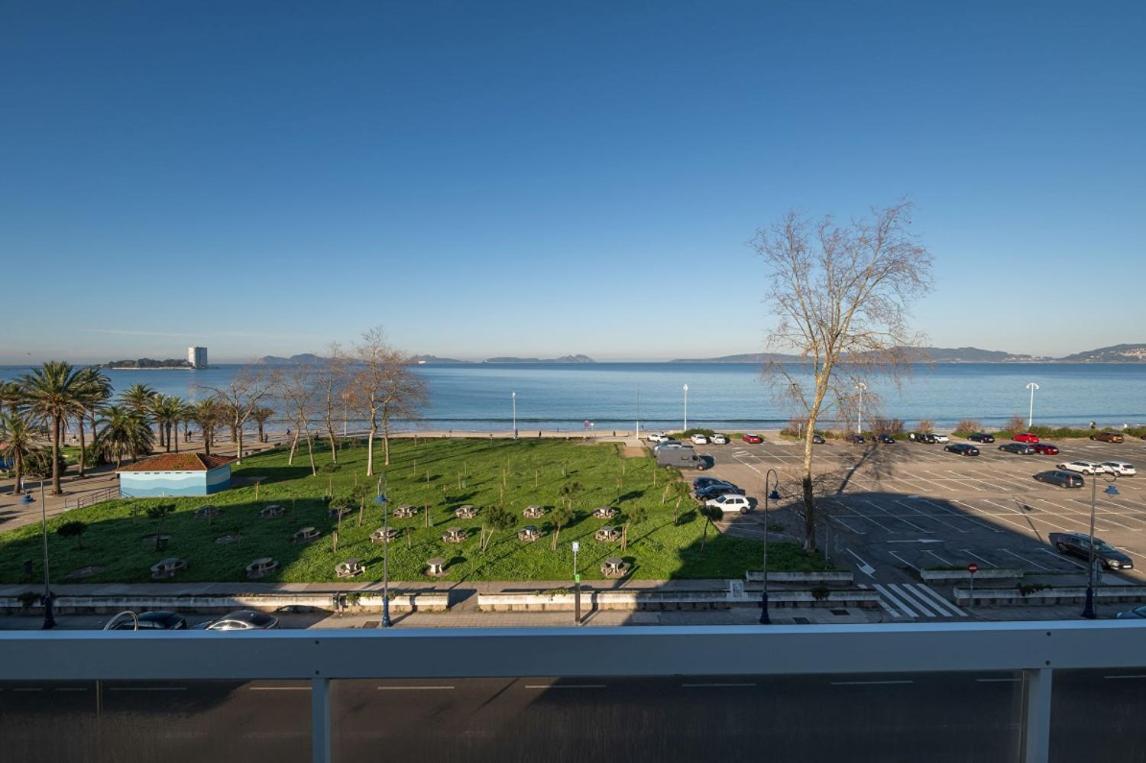 Primera Linea De Playa Samil Costa Con Garaje Incluido Виго Экстерьер фото